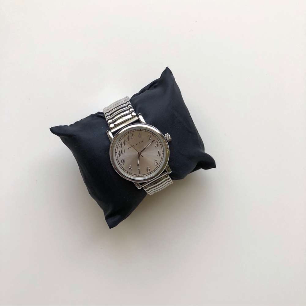 Anne Klein silver stainless steel watch